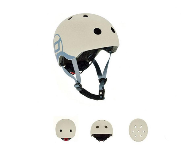 Scoot & Ride Kask Ochronny XXS-S dla dzieci 1-5 lat Ash - 580278 - zdjęcie 3